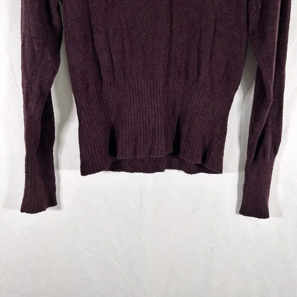 Columbia Sweater Women's Small Solid Purple Vneck Long Sleeve XCO - Picture 9 of 9